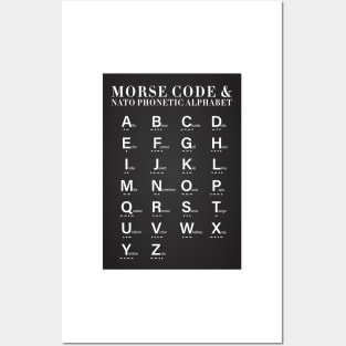 Morse Code Posters and Art